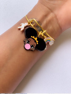 PGC "Brown Girls" charm bracelets